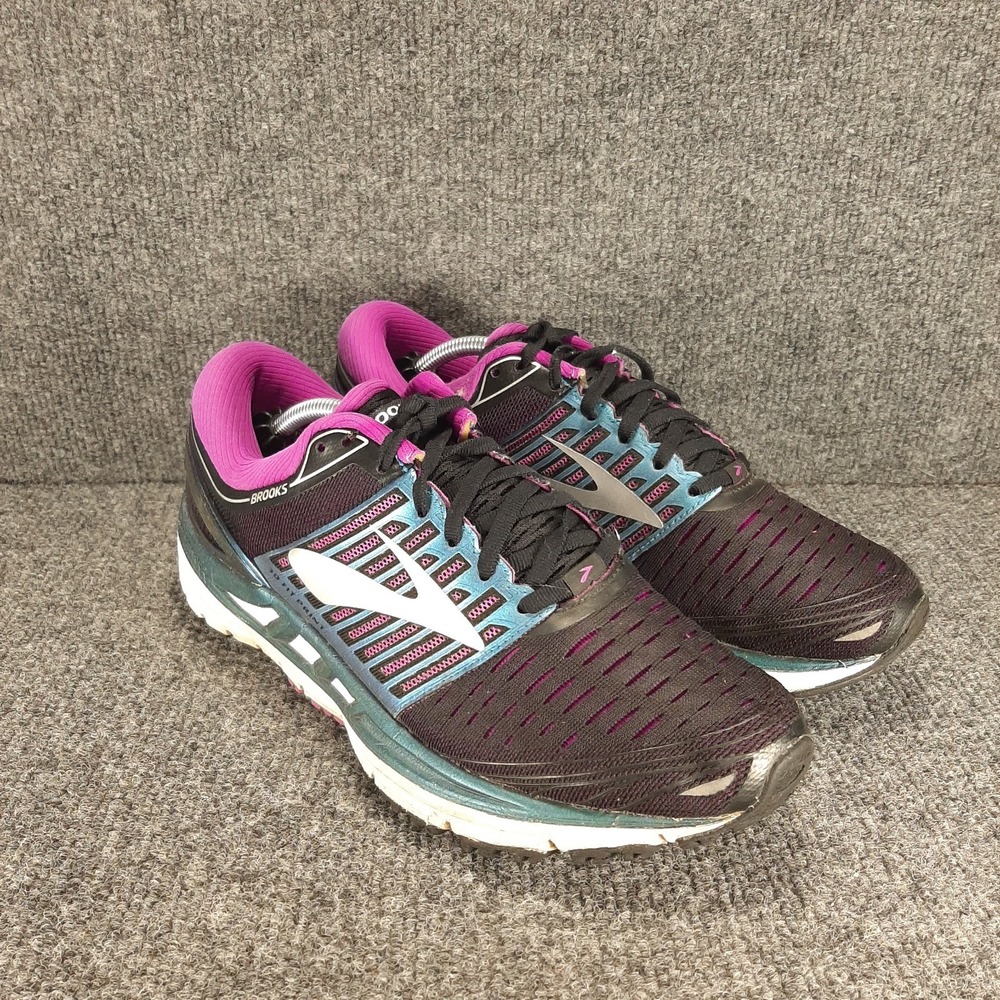 Brooks Womens Transcend 5 Running Sneakers Black Low Top 1202631B023 Size 9 READ